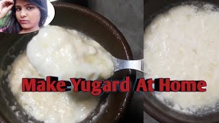 How To Make YugardDahi At Home ManojDey  Make yugard [upl. by Yanal304]