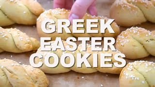 Greek Easter Cookies Recipe [upl. by Nolitta]