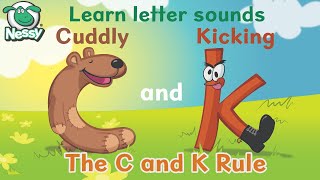 Nessy Spelling Strategy  Cuddly C and Kicking K  Learn to Spell [upl. by Certie]