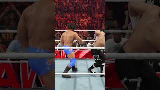 Legend Difficulty Carlito Finisher Double Knee Backbreaker Carlito vs Sami Zayn WWE 2K24 [upl. by Opaline]