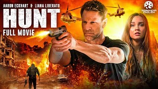 HUNT  Hollywood Action Movie In English With Subtitles  Aaron Eckhart Liana Liberato  Free Movie [upl. by Yekcir]