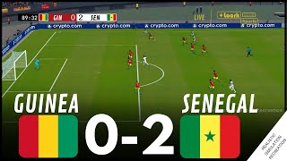 AFCON2023 GUINEE 02 SENEGAL  Résumé • Simulation et loisirs de jeux vidéo [upl. by Conte]