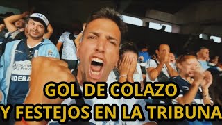 GOLAZO DE COLAZO  FESTEJOS EN LA TRIBUNA 💙🤍 [upl. by Sirak991]