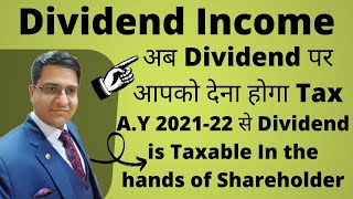 Taxability of Dividend Income on Shareholder  Tax on Dividend Income  Dividend Income [upl. by Rodama]