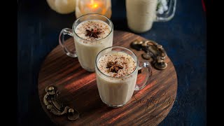 CHRISTMAS EGGNOG RECIPE  EGGNOG WITHOUT ALCOHOL [upl. by Eanat]