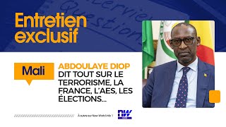 Mali  Abdoulaye Diop dit tout sur le terrorisme  la France  lAES  les élections [upl. by Shult]