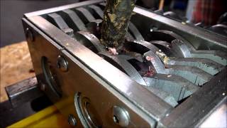 Stainless steel mini shredder for bio waste [upl. by Brandenburg]