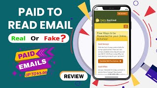 Paid To Read Emails The Real Truth  1 Email  300  India  Gmail  Review  Withdrawal [upl. by Afinom]