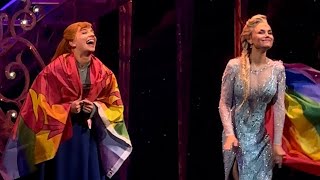 Frozen London Pride The Musical Curtain Call and Let It Go Sing Along [upl. by Tacklind921]