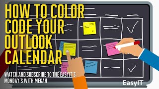 How To Color Code Your Microsoft Outlook Calendar [upl. by Dalton907]