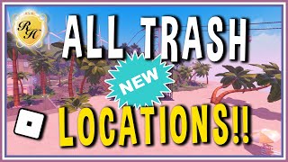 ALL TRASH LOCATIONS ROYALE HIGH Trash Quest Roblox Royale High shorts [upl. by Ameyn]