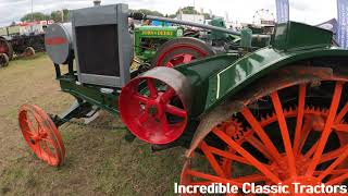 1915 Waterloo Boy  Modine Overtime Model R 65 Litre 2Cyl Kerosene Tractor 1224HP [upl. by Erma]