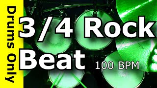 34 Drum Track  Rock 100 BPM [upl. by Olga431]