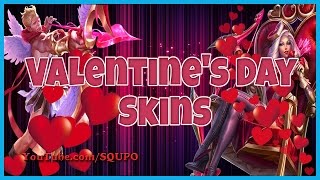 All Valentines Day Skins League of Legends [upl. by Aryamoy70]