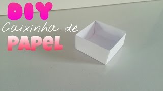 DIY como fazer caixinha de papel [upl. by Vernor]