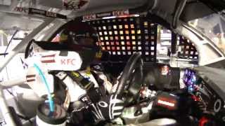 Clint Bowyer radio chatter during black flag [upl. by Yelroc]