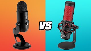 Best USB Mics Under 150  Hyper X Quadcast vs Blue Yeti [upl. by Morganica]