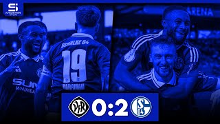 VfR Aalen  FC Schalke 04 02  Tore amp Highlights  Stadion Reaktion [upl. by Noyrb231]