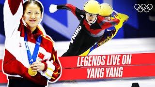 Firstever gold medallist for China at the Olympic Winter Games  Legends Live On [upl. by Eilhsa]