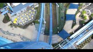 Griffon Front Row Seat onride widescreen POV Busch Gardens Williamsburg [upl. by Lener513]