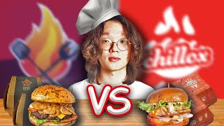 MADCHEF vs CHILLOX  Korean Tries Deshi Burgers [upl. by Eevets]