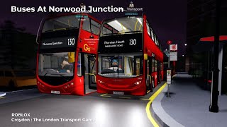 Buses At Norwood Junction  Buspotting  Croydon  The London Transport Game [upl. by Ot]