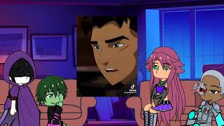 Teen Titans react to 🦇BAT FAMILY🦇 [upl. by Acnairb550]