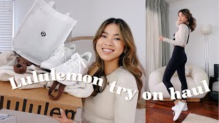 HUGE LULULEMON TRY ON HAUL  I spent 2000 on all new activewear  Is Lululemon worth it REVIEW [upl. by Donnie]