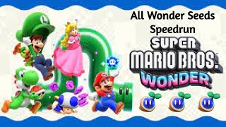 Mein allererster quotAll Wonder Seedsquot Speedrun in Super Mario Bros Wonder SwitchGerman [upl. by Nwavahs]