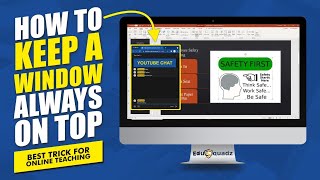 How to keep a program window always on top  Windows XP 7 81 amp 10  Aakash Savkare [upl. by Gorrian]