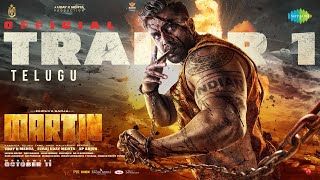 Martin  Telugu Trailer 1 4K Video  Dhruva Sarja  AP Arjun  Uday K Mehta [upl. by Kisor645]