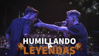 ¡ESO NO ME LO ESPERABA  Humillando A Leyendas 2  Batalla De Gallos  Rap [upl. by Arretnahs]