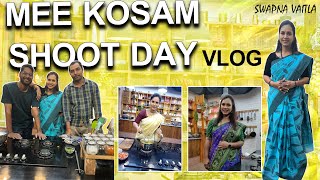 Mee kosam Shoot day Vlog  Mee kosam Show  Swapna Vaitla [upl. by Akyre931]