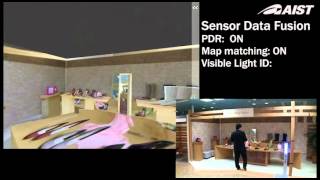 HighPrecision 3D Indoor Navigation by Sensor Data Fusion of VLC PDR and Map Matching [upl. by Itnavart]