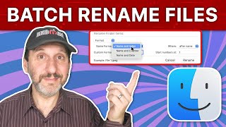 Batch Rename Multiple Files On a Mac [upl. by Bram233]