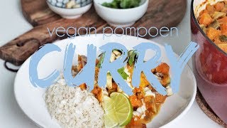 VEGAN POMPOEN CURRY  Lets Vegan [upl. by Haroved]