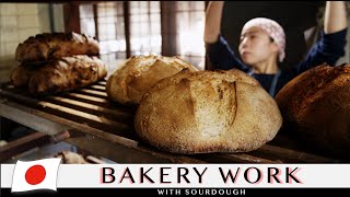 A Woman runs a bakery deep in the mountains  wood fired oven  Sourdough bread making in Japan [upl. by Mailli]