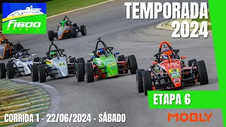 Etapa 6 2024  F1600  Corrida 1  Interlagos  AO VIVO [upl. by Adnylem808]