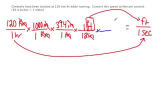 Convert speed in kmhr to ftsec [upl. by Aynik637]