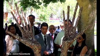 Andry Rajoelina Le Morne île Maurice 12 03 2019 [upl. by Nylkcaj985]