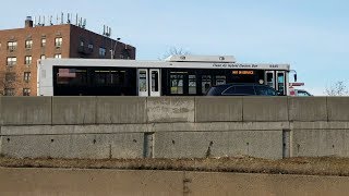 MTA New York City Bus 2004 Orion VII 1G HEV Bus 6445 Not In Service On The Long Island Expressway [upl. by Adnarahs]