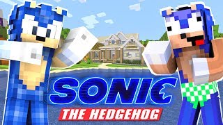 Minecraft Sonic The Hedgehog  BABY SONIC IS IN THE SONIC MOVIE 88 [upl. by Sinylg392]