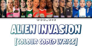 Alien Invasion By ZOMBIES 3 Colour Coded Lyrics [upl. by Rigby725]