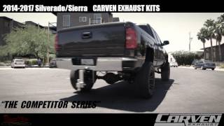 CARVEN EXHAUST SILVERADO SIERRA 20142017 CATBACK EXHAUST KIT COMPARISON [upl. by Niraj]