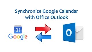 How to Synchronize Google Calendar with Outlook 365 2016 2013 2010 and 2007 [upl. by Matlick]