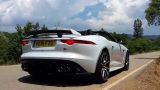 Jaguar FType SVR start amp acceleration [upl. by Berrie]