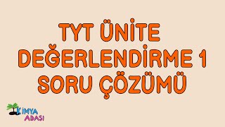 KİMYA BİLİMİ TYT KİMYA KİTABIMIZDAN SORU ÇÖZÜMÜ [upl. by Cristian]