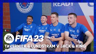 FIFA 23 REACTIONS  Tavernier amp Lundstram v Jack amp King  “We’re having a race after training” [upl. by Selhorst]