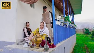 Cooking a Secret Traditional Dish in Our Rural Homes Backyard  Experience Village Life  کال کباب [upl. by Malcom]