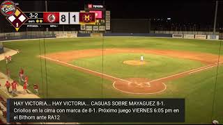 Temporada 20202021 Caguas vs Mayaguez 17 diciembre 2020 [upl. by Neliak]